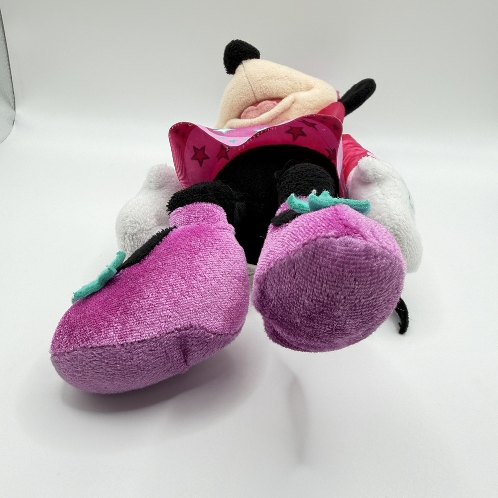 Disney Junior Minnie Mouse Pop Star Plush 10"‎ Just Play Pink Dress Purple Shoes - Picture 6 of 12